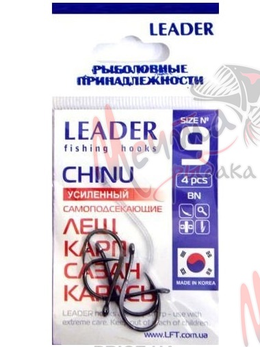 КРЮЧОК LEADER CHINU #4