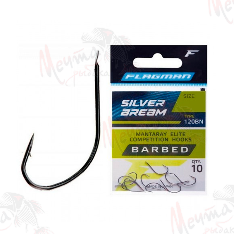 Крючок "FLAGMAN" Silver Bream #10