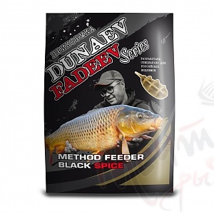 ПРИКОРМКА DUNAEV-FADEEV 1кг METHOD FEEDER BLACK SPICE