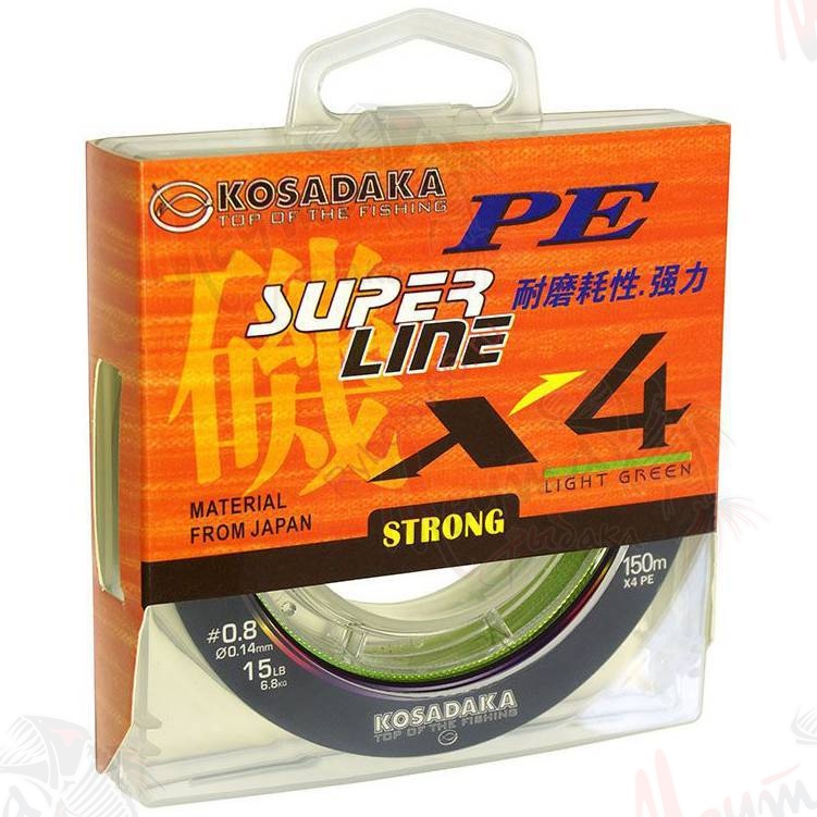 Шнур плетеный KOSADAKA SUPER LINE PEx4 (MC) #1